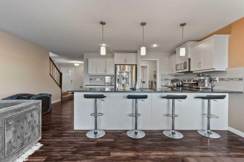 493 Devonia Way West, Lethbridge, AB - Indoor Photo Showing Kitchen With Upgraded Kitchen