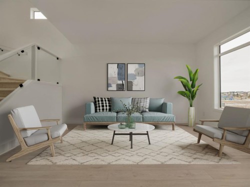 150 Caribou Bend North, Lethbridge, AB - Indoor Photo Showing Living Room