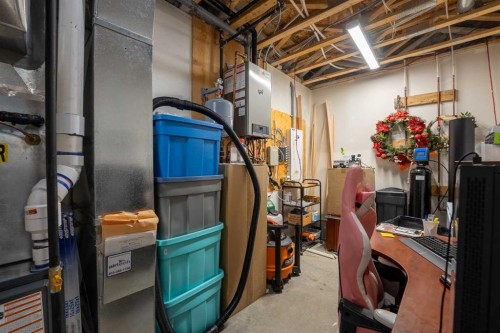 202 Lake Drive, Coalhurst, AB - Indoor Photo Showing Basement