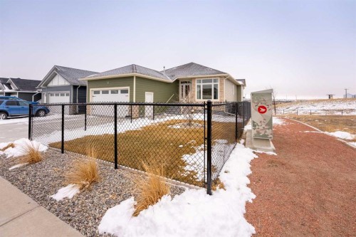 202 Lake Drive, Coalhurst, AB - Outdoor With Deck Patio Veranda