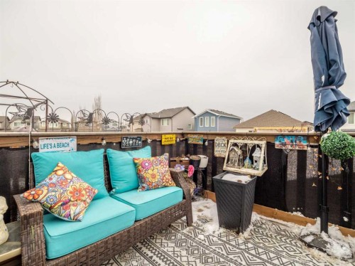 527 Moonlight Lane West, Lethbridge, AB - Outdoor With Deck Patio Veranda