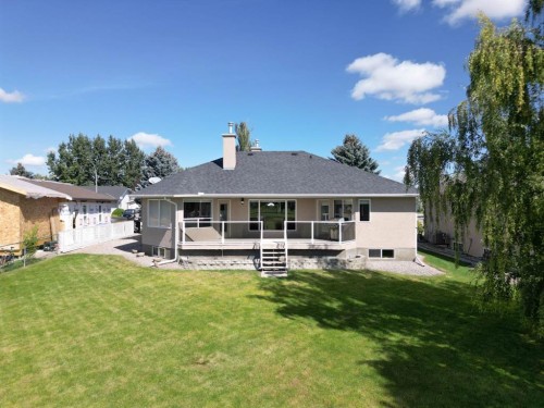 41 Westlynn Drive West, Claresholm, AB - Outdoor With Deck Patio Veranda