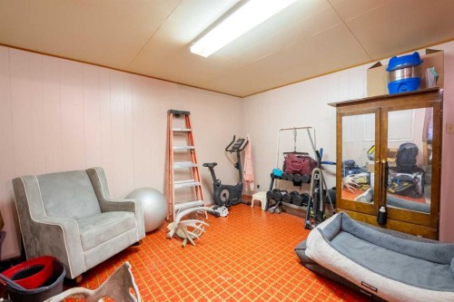 2 Honeysuckle Road North, Lethbridge, AB - Indoor Photo Showing Gym Room