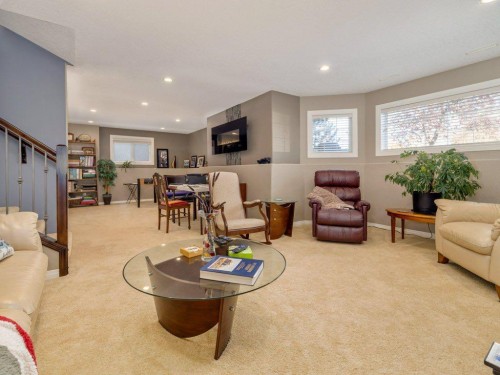 22 Riverstone Boulevard West, Lethbridge, AB - Indoor Photo Showing Living Room