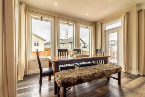 597 Aquitania Boulevard West, Lethbridge, AB - Indoor Photo Showing Dining Room