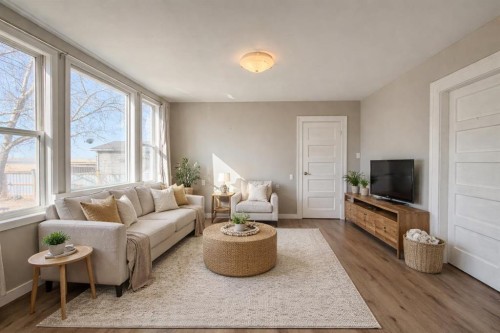 129 5 Avenue, Champion, AB - Indoor Photo Showing Living Room