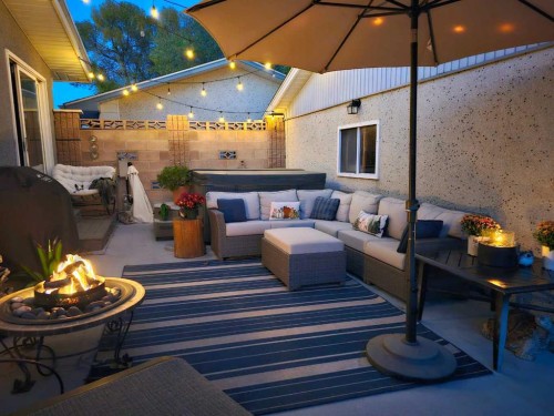 1707 Lakemount Boulevard South, Lethbridge, AB - Outdoor With Deck Patio Veranda With Exterior
