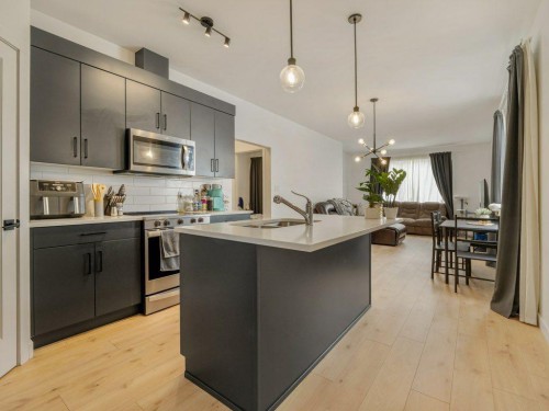 308 Uplands Boulevard North, Lethbridge, AB - Indoor Photo Showing Kitchen With Upgraded Kitchen