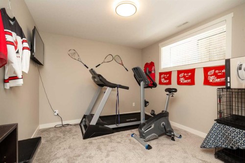 129 Sixmile Bend South, Lethbridge, AB - Indoor Photo Showing Gym Room