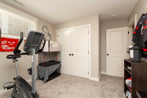 129 Sixmile Bend South, Lethbridge, AB - Indoor Photo Showing Gym Room