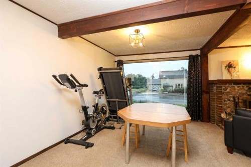 108 3 Street, Warner, AB - Indoor Photo Showing Gym Room