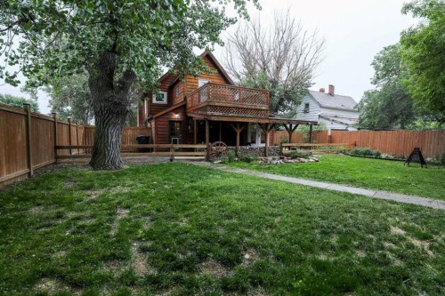108 3 Street, Warner, AB - Outdoor With Deck Patio Veranda