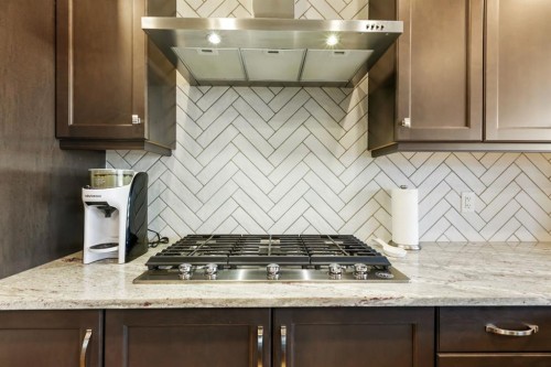 370 Magnolia Heath Se, Calgary, AB - Indoor Photo Showing Kitchen With Upgraded Kitchen