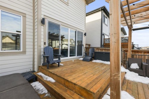 370 Magnolia Heath Se, Calgary, AB - Outdoor With Deck Patio Veranda With Exterior