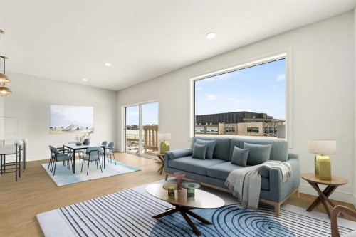 4517 31 Avenue South, Lethbridge, AB - Indoor Photo Showing Living Room