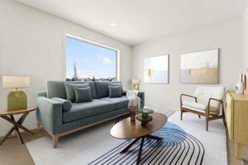 4517 31 Avenue South, Lethbridge, AB - Indoor Photo Showing Living Room