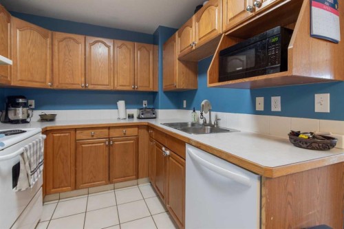 39 Blackfoot Boulevard West, Lethbridge, AB - Indoor Photo Showing Kitchen With Double Sink