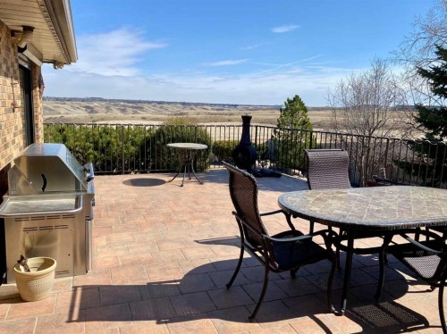 61 Ridgewood Crescent West, Lethbridge, AB - Outdoor With Deck Patio Veranda With Exterior