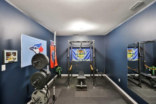 261 Agnes Short Place North, Lethbridge, AB - Indoor Photo Showing Gym Room