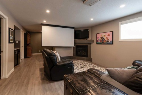 26 Riverglen Link West, Lethbridge, AB - Indoor With Fireplace