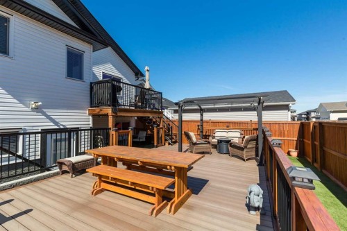 22 Rivergrove Run West, Lethbridge, AB - Outdoor With Deck Patio Veranda With Exterior