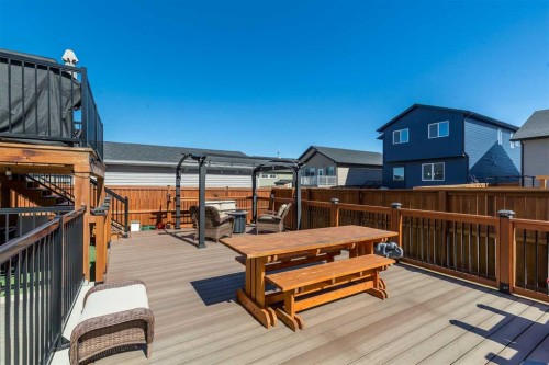 22 Rivergrove Run West, Lethbridge, AB - Outdoor With Deck Patio Veranda With Exterior