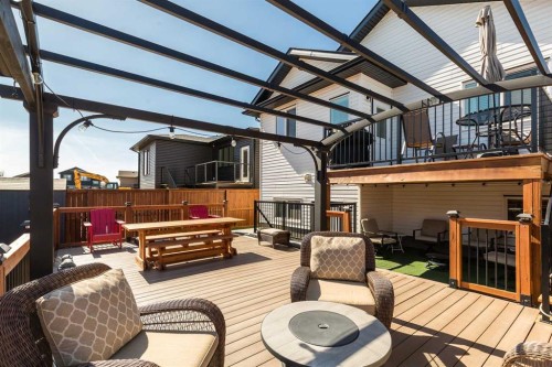 22 Rivergrove Run West, Lethbridge, AB - Outdoor With Deck Patio Veranda With Exterior