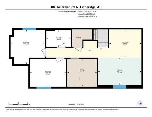 406 Twinriver Road West, Lethbridge, AB - Other