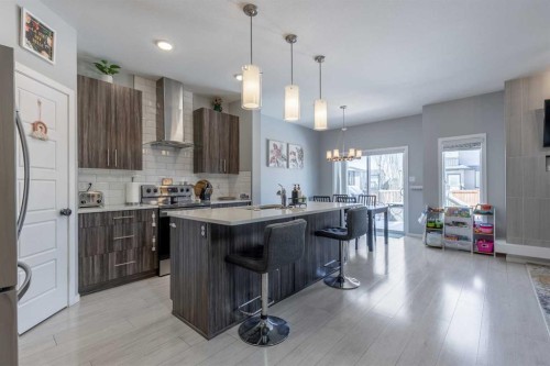 933 Pacific Way West, Lethbridge, AB - Indoor Photo Showing Kitchen With Upgraded Kitchen