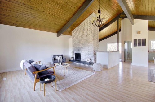 345 Laval Boulevard West, Lethbridge, AB - Indoor Photo Showing Other Room With Fireplace