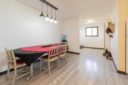 63004A Hwy 5, Welling, AB - Indoor Photo Showing Dining Room