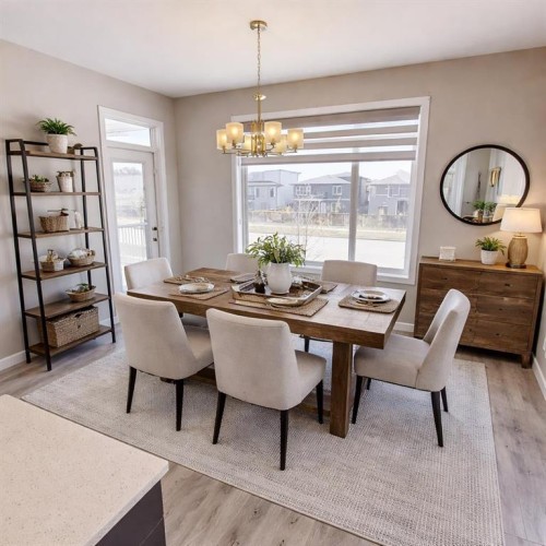 929 Atlantic Cove West, Lethbridge, AB - Indoor Photo Showing Dining Room
