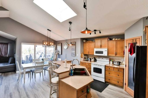 41 Lynx Place North, Lethbridge, AB - Indoor Photo Showing Kitchen With Double Sink