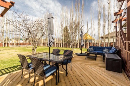 910 Centennial Avenue, Nobleford, AB - Outdoor With Deck Patio Veranda With Exterior