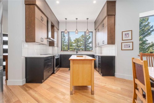 8938 24 Avenue, Coleman, AB - Indoor Photo Showing Kitchen With Upgraded Kitchen