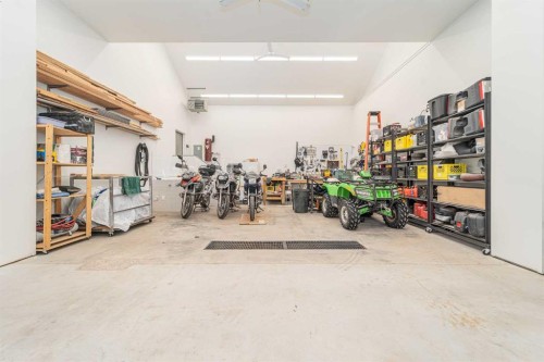8938 24 Avenue, Coleman, AB - Indoor Photo Showing Garage