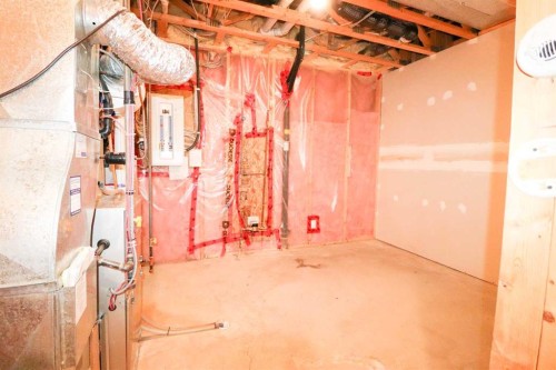4 Heritage Point West, Lethbridge, AB - Indoor Photo Showing Basement