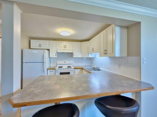 9-1739 St Edwards Boulevard North, Lethbridge, AB - Indoor Photo Showing Kitchen With Double Sink