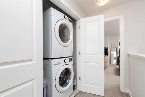 3-67 Aquitania Circle West, Lethbridge, AB - Indoor Photo Showing Laundry Room