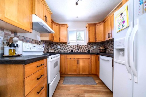 4821 56 Avenue, Taber, AB - Indoor Photo Showing Kitchen With Double Sink