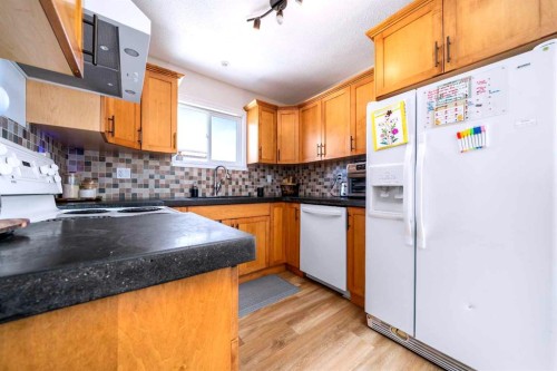 4821 56 Avenue, Taber, AB - Indoor Photo Showing Kitchen With Double Sink