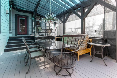 135 Garrison Drive, Fort Macleod, AB - Outdoor With Deck Patio Veranda With Exterior