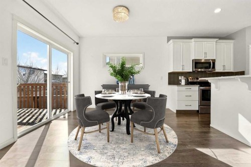 678 Twinriver Crescent West, Lethbridge, AB - Indoor Photo Showing Dining Room