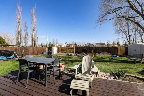 97 Laval Court West, Lethbridge, AB - Outdoor With Deck Patio Veranda With Backyard