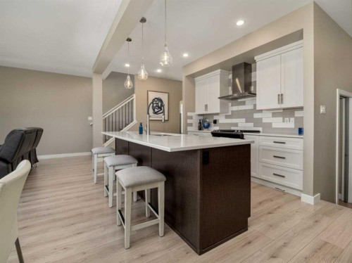 413 Devonia Way West, Lethbridge, AB - Indoor Photo Showing Kitchen With Upgraded Kitchen
