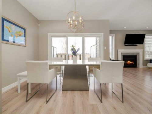 413 Devonia Way West, Lethbridge, AB - Indoor With Fireplace