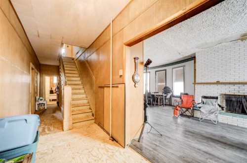 162 2 Avenue West, Cardston, AB - Indoor With Fireplace