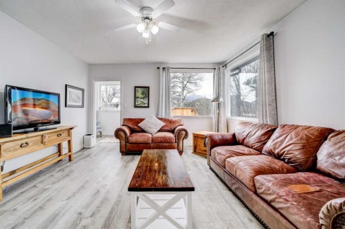 8630 17 Avenue, Coleman, AB - Indoor Photo Showing Living Room