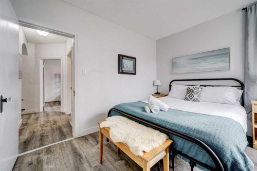 8630 17 Avenue, Coleman, AB - Indoor Photo Showing Bedroom