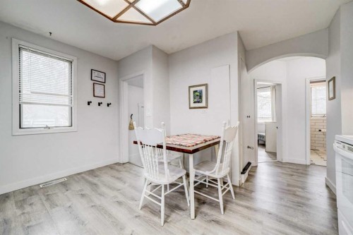 8630 17 Avenue, Coleman, AB - Indoor Photo Showing Dining Room